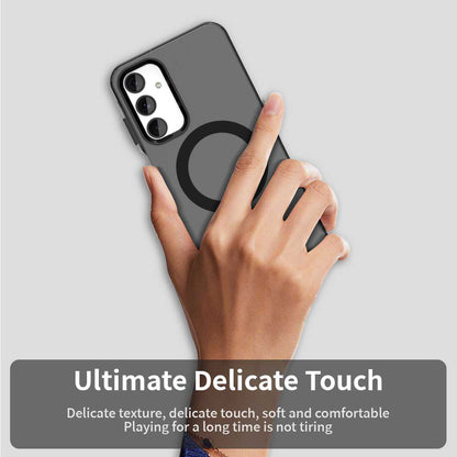 MagSafe-Hülle für Samsung Galaxy A25 A256, Techsuit, CandyCase, Schwarz
