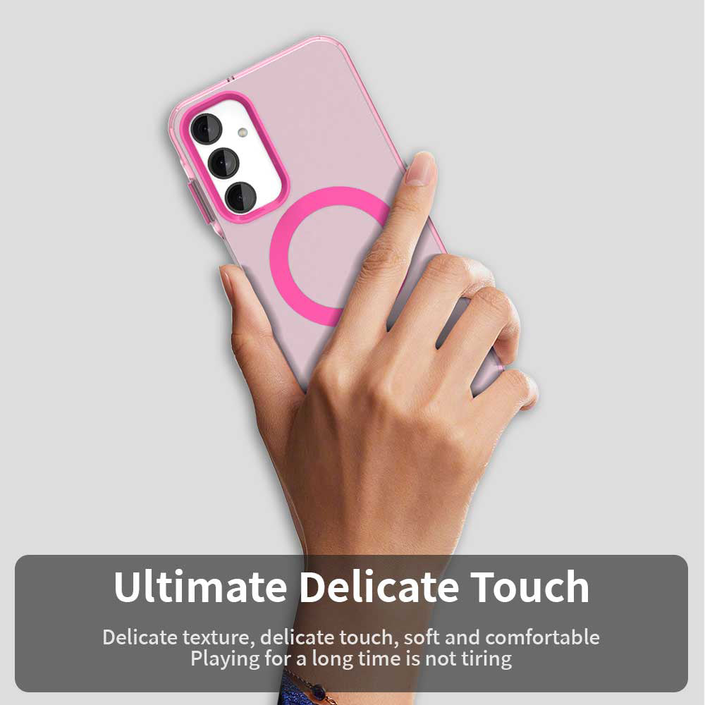 MagSafe Case for Samsung Galaxy A25 A256, Techsuit, CandyCase, Pink
