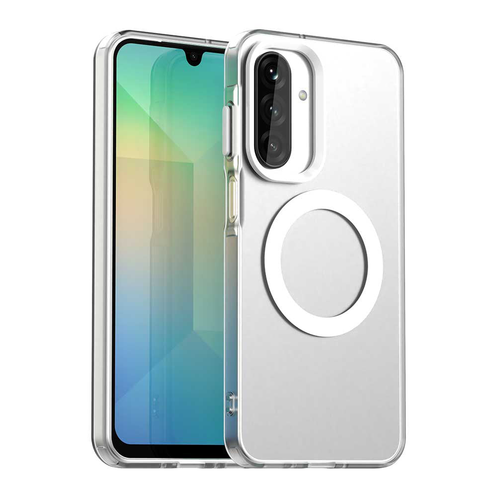 MagSafe-Hülle für Samsung Galaxy A26 A266, Techsuit, CandyCase, Weiß