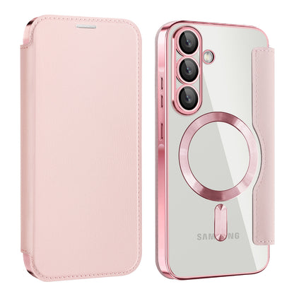 MagSafe-Hülle für Samsung Galaxy A26 A266, Techsuit, SmartMag Book, Rosa