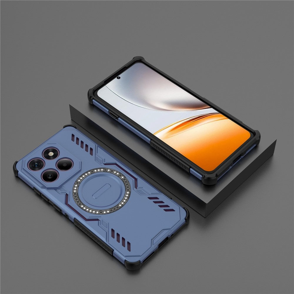 MagSafe-Hülle für Samsung Galaxy A27 5G, Techsuit, ArmorMag, Blau