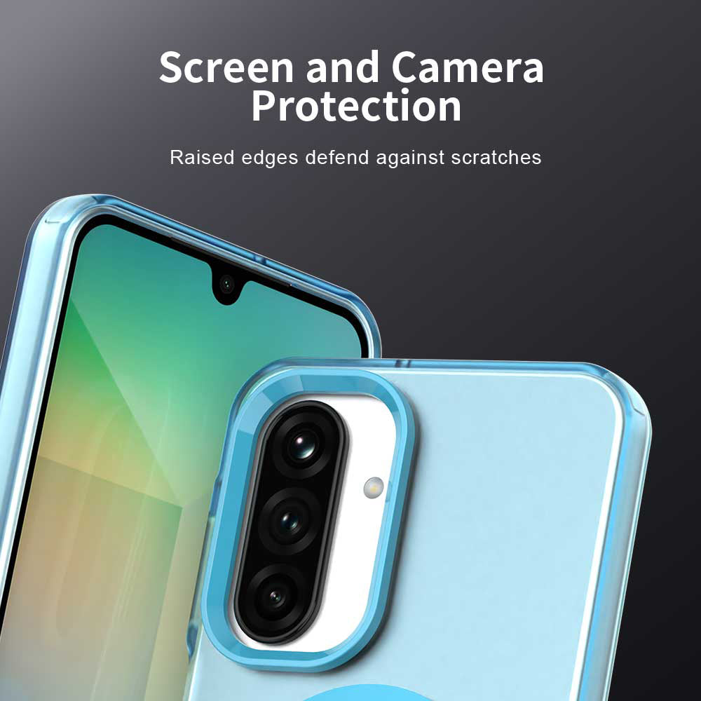 MagSafe-Hülle für Samsung Galaxy A27 5G, Techsuit, CandyCase, Blau