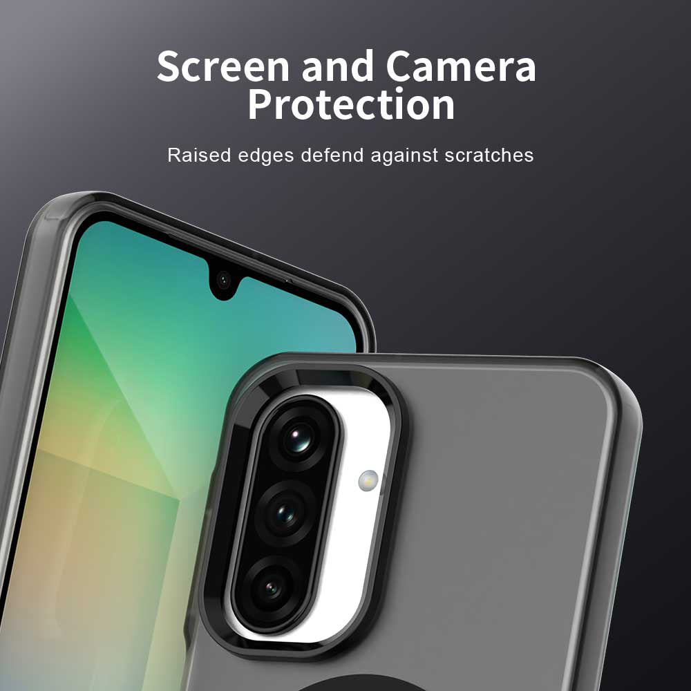 MagSafe-Hülle für Samsung Galaxy A27 5G, Techsuit, CandyCase, Schwarz