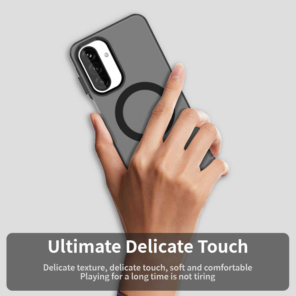 MagSafe-Hülle für Samsung Galaxy A27 5G, Techsuit, CandyCase, Schwarz