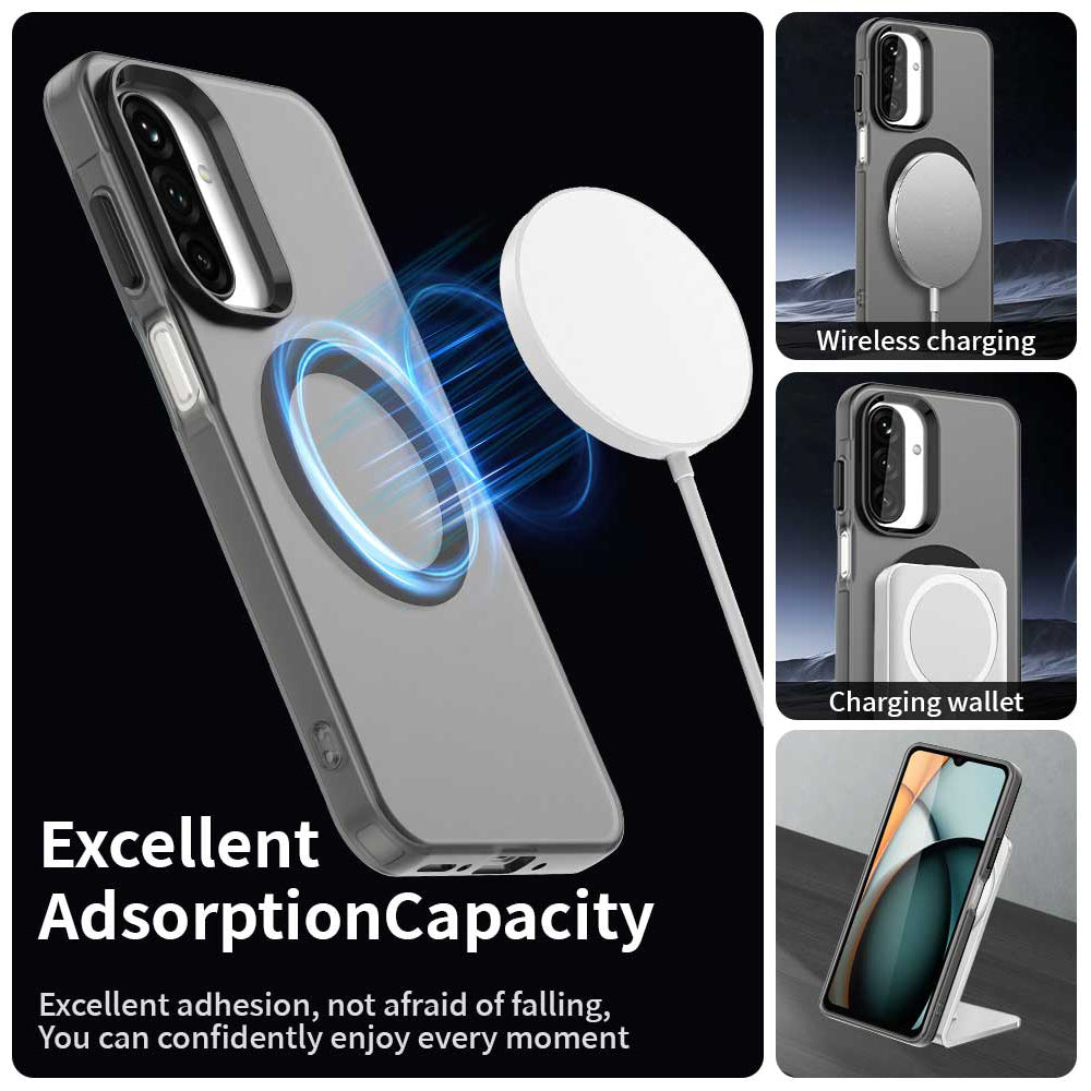 MagSafe-Hülle für Samsung Galaxy A27 5G, Techsuit, CandyCase, Schwarz