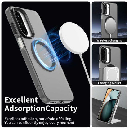 MagSafe-Hülle für Samsung Galaxy A27 5G, Techsuit, CandyCase, Schwarz