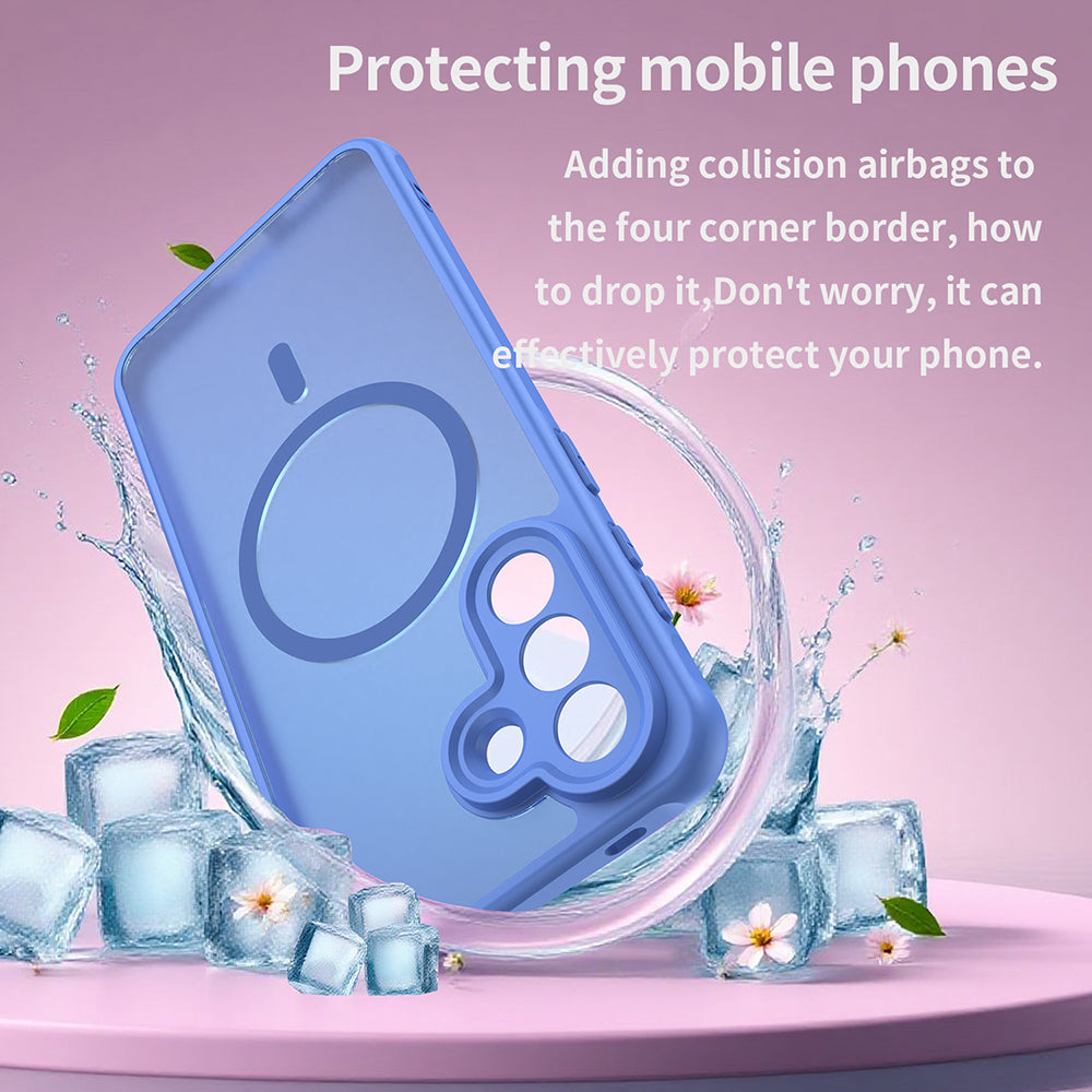 MagSafe Case for Samsung Galaxy A27 5G, Techsuit, HaloFrost II, Blue