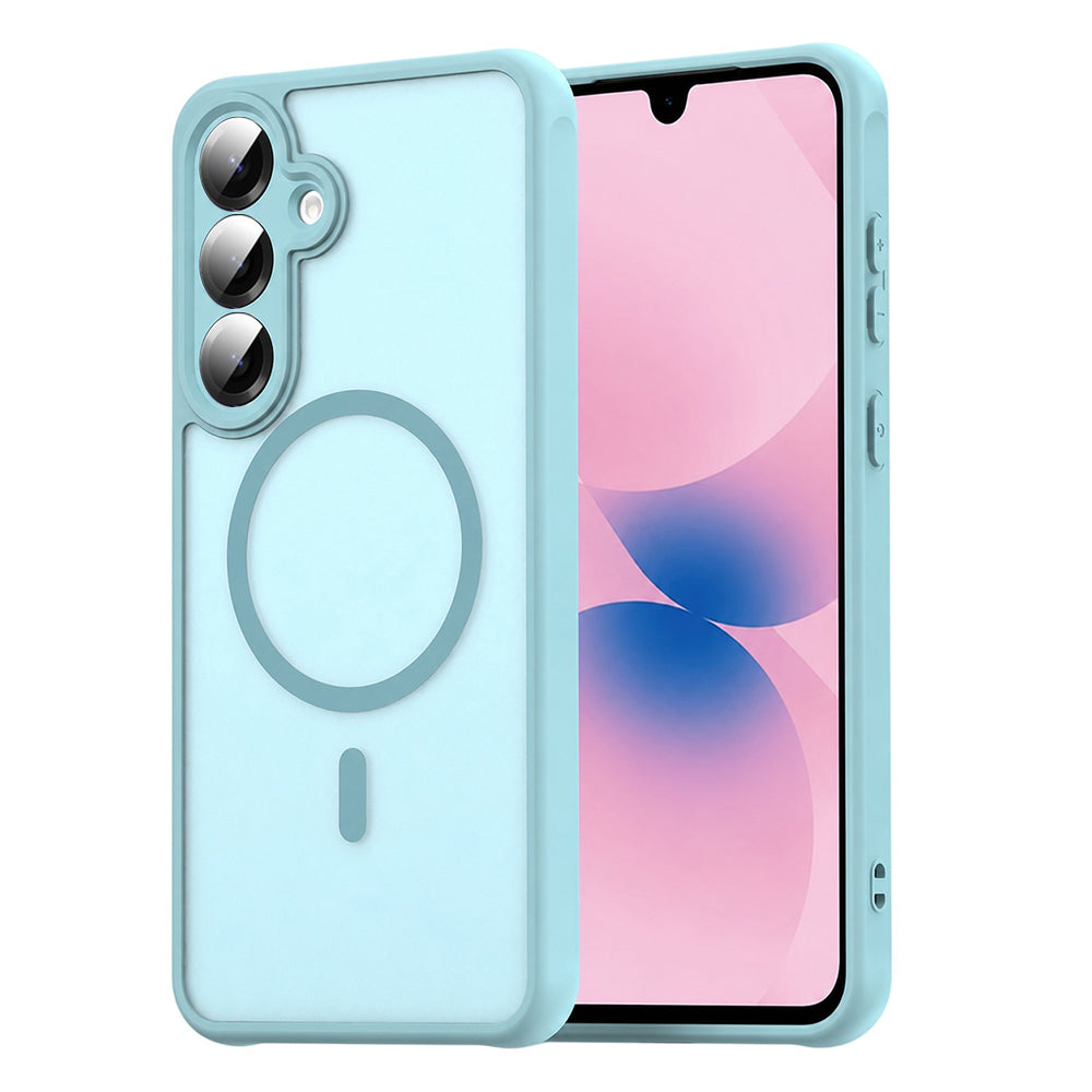 MagSafe-Hülle für Samsung Galaxy A27 5G, Techsuit, HaloFrost II, Hellgrün