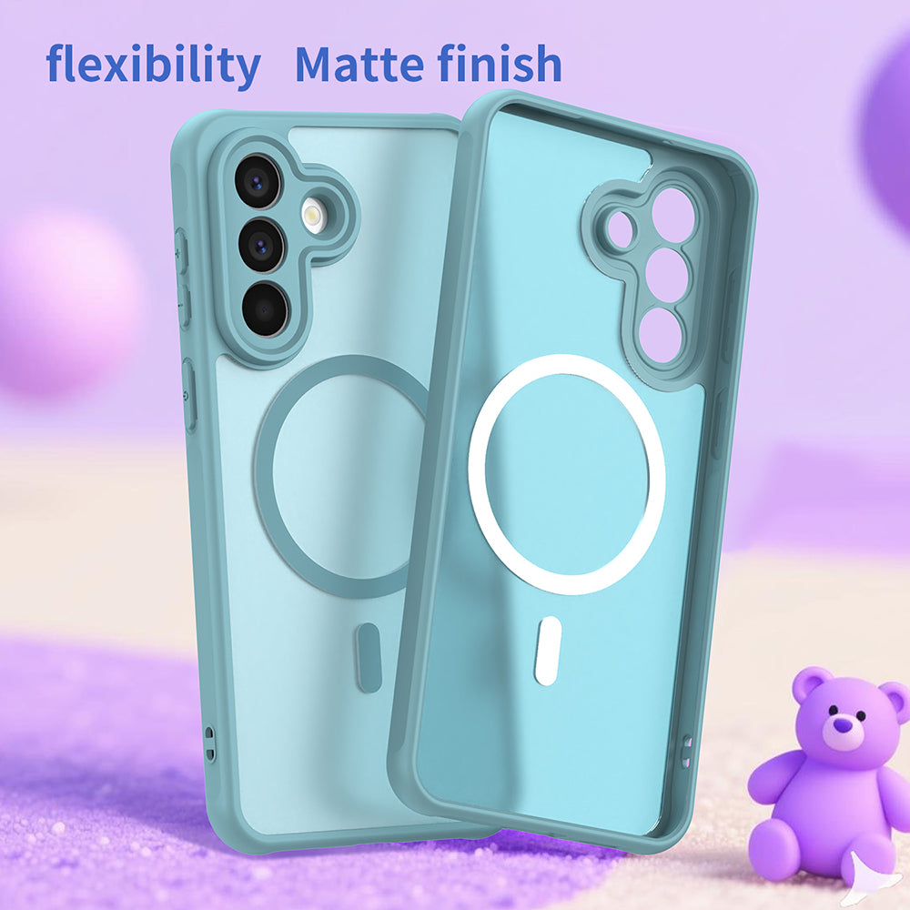 MagSafe-Hülle für Samsung Galaxy A27 5G, Techsuit, HaloFrost II, Hellgrün