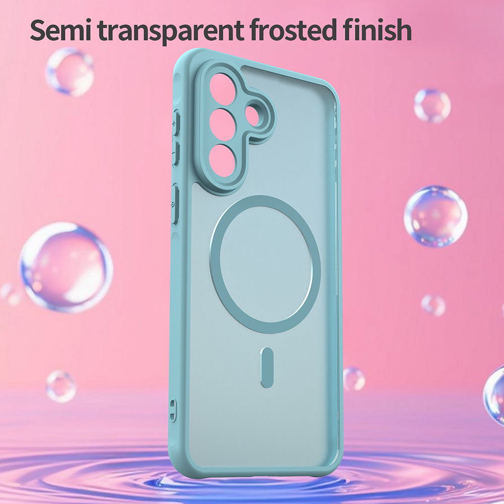 MagSafe-Hülle für Samsung Galaxy A27 5G, Techsuit, HaloFrost II, Hellgrün