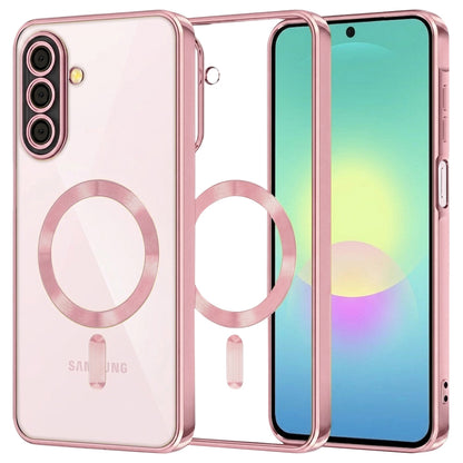 MagSafe-Hülle für Samsung Galaxy A27 5G, Techsuit, Luxury Crystal, Rosa