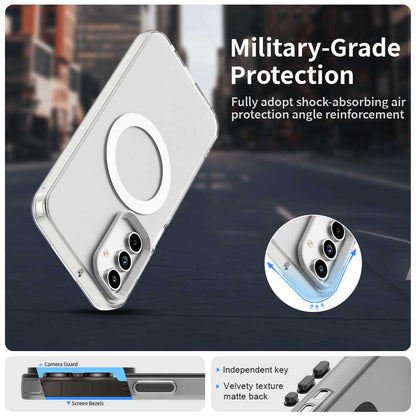 MagSafe-Hülle für Samsung Galaxy A35 5G A356, Techsuit, CandyCase, Weiß
