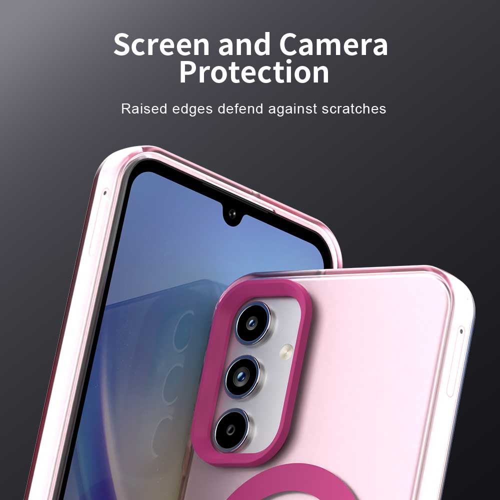 MagSafe Case for Samsung Galaxy A35 5G A356, Techsuit, CandyCase, Pink