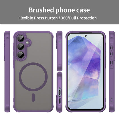MagSafe Case for Samsung Galaxy A35 5G A356, Techsuit, HaloFrost II, Purple