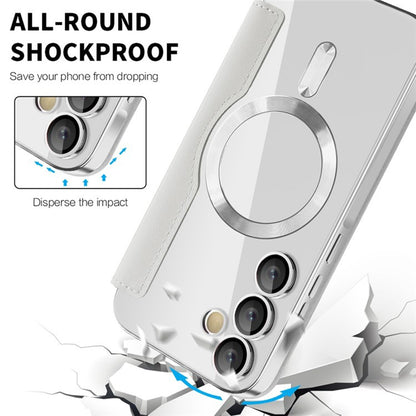 MagSafe-Hülle für Samsung Galaxy A35 5G A356, Techsuit, SmartMag Book, Grau