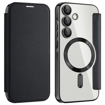 MagSafe Case for Samsung Galaxy A35 5G A356, Techsuit, SmartMag Book, Black