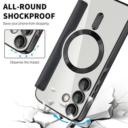 MagSafe Case for Samsung Galaxy A35 5G A356, Techsuit, SmartMag Book, Black