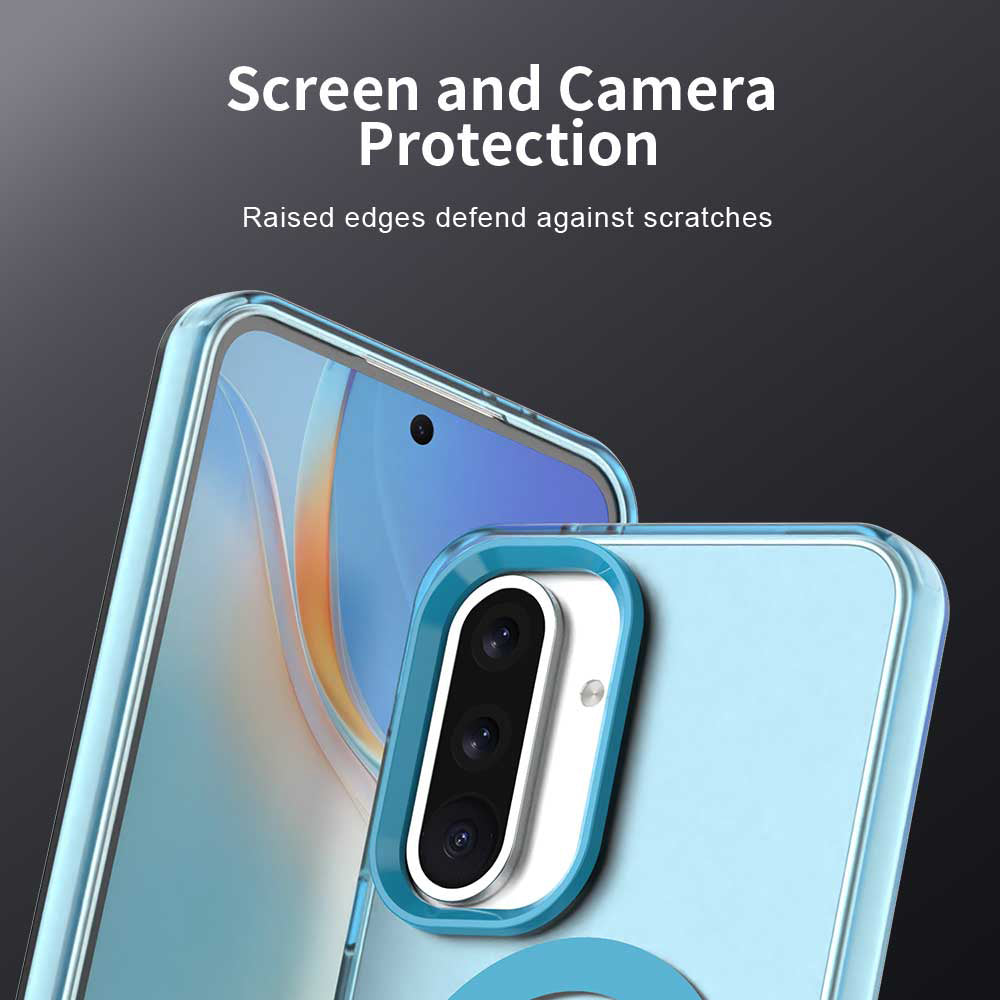 MagSafe Case for Samsung Galaxy A36 A366, Techsuit, CandyCase, Blue