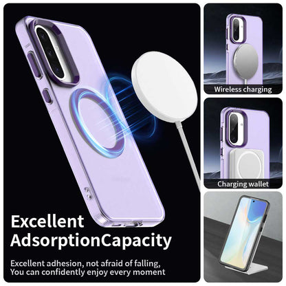 MagSafe Case for Samsung Galaxy A36 A366, Techsuit, CandyCase, Purple