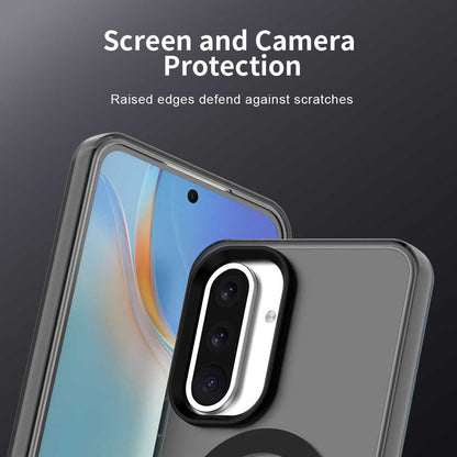 MagSafe-Hülle für Samsung Galaxy A36 A366, Techsuit, CandyCase, Schwarz