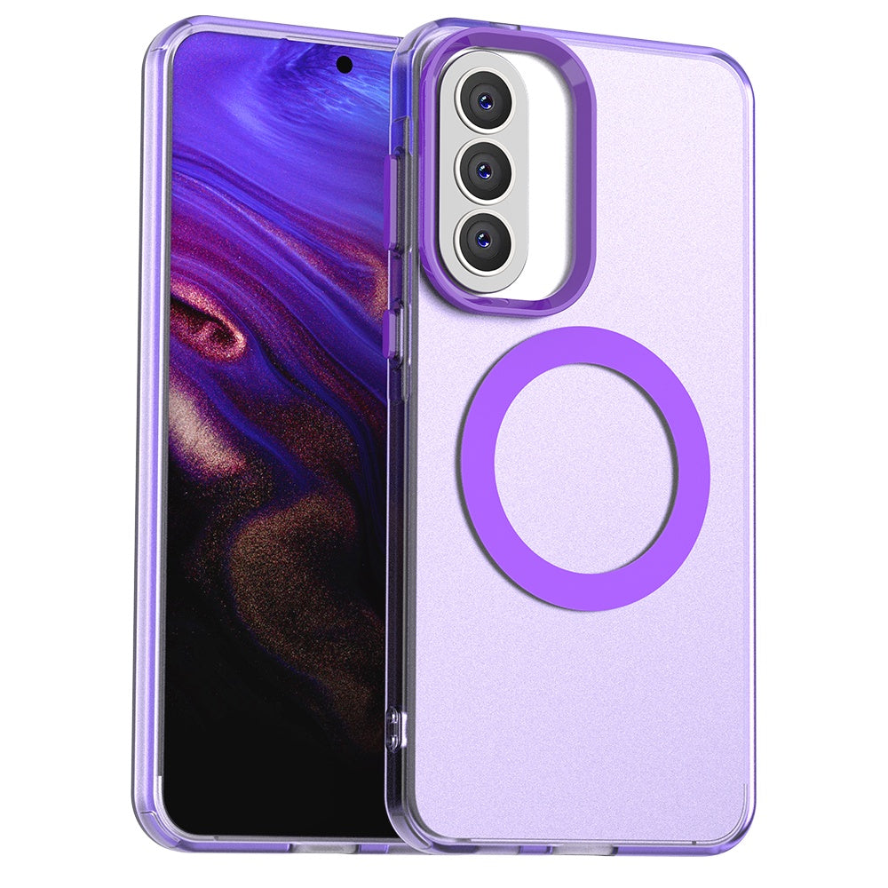 MagSafe Hülle für Samsung Galaxy A37 5G, Techsuit, CandyCase, Lila