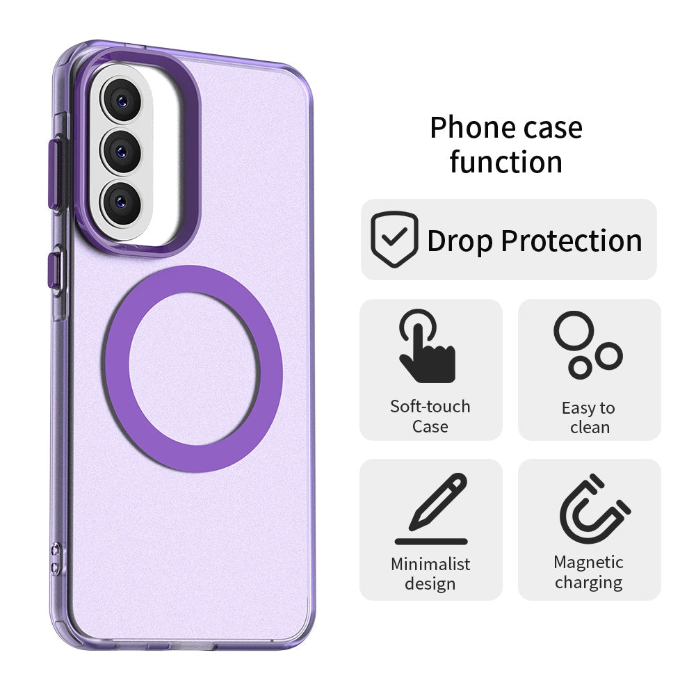 MagSafe Hülle für Samsung Galaxy A37 5G, Techsuit, CandyCase, Lila