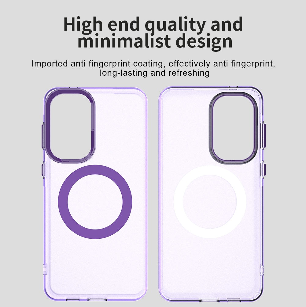 MagSafe Hülle für Samsung Galaxy A37 5G, Techsuit, CandyCase, Lila