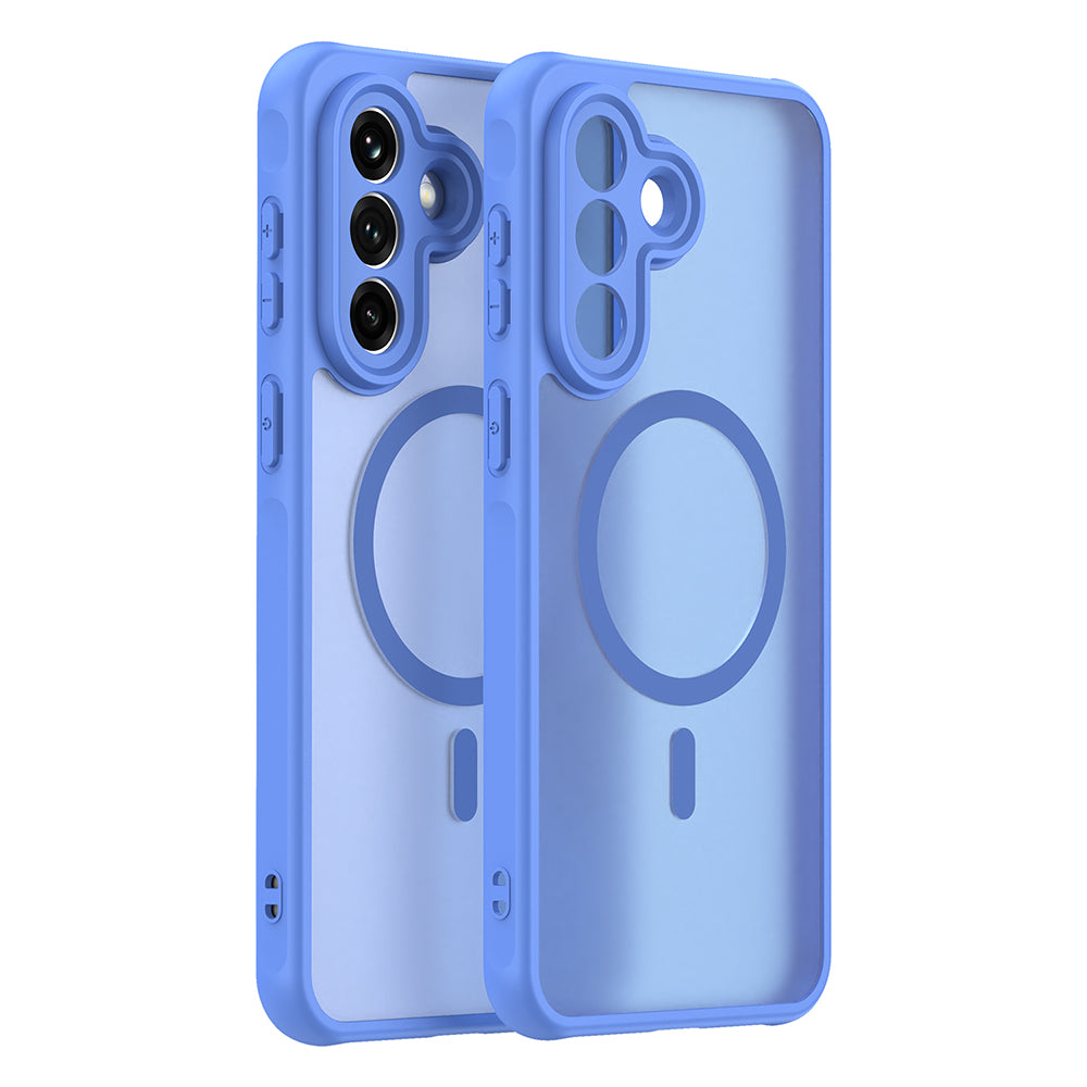 MagSafe Hülle für Samsung Galaxy A37 5G, Techsuit, HaloFrost II, Blau