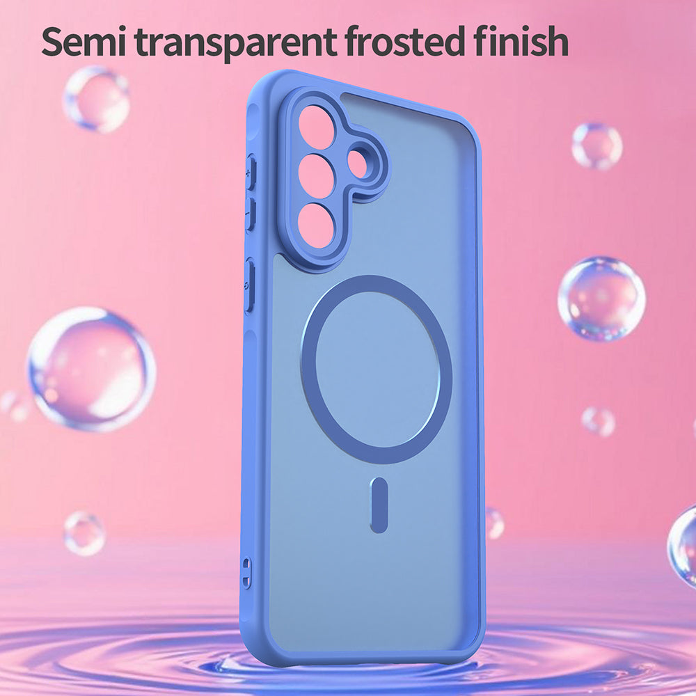 MagSafe Hülle für Samsung Galaxy A37 5G, Techsuit, HaloFrost II, Blau