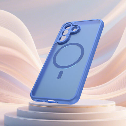 MagSafe Hülle für Samsung Galaxy A37 5G, Techsuit, HaloFrost II, Blau