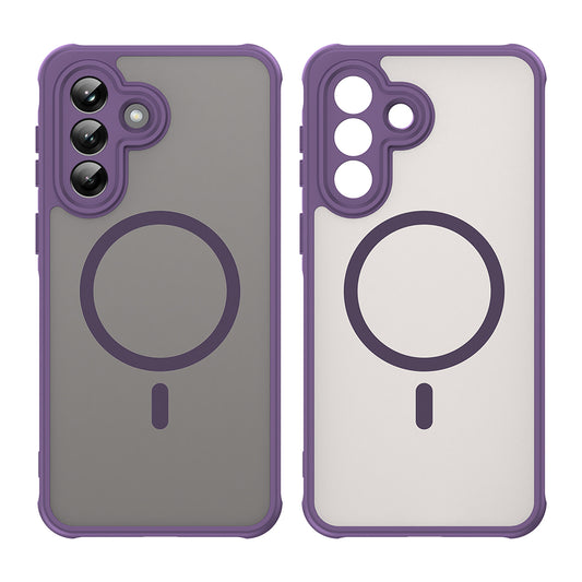 MagSafe Hülle für Samsung Galaxy A37 5G, Techsuit, HaloFrost II, Lila