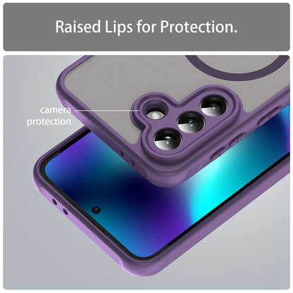 MagSafe Hülle für Samsung Galaxy A37 5G, Techsuit, HaloFrost II, Lila