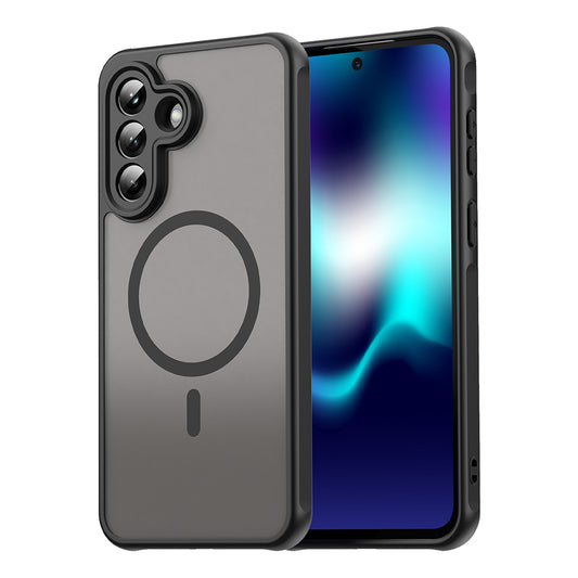 MagSafe Hülle für Samsung Galaxy A37 5G, Techsuit, HaloFrost II, Schwarz