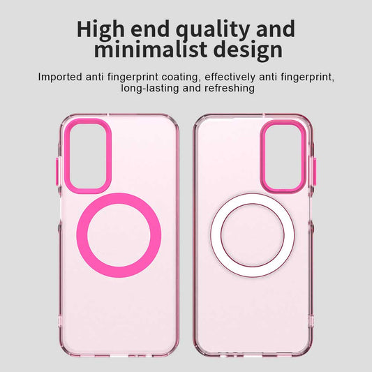 MagSafe-Hülle für Samsung Galaxy A55 5G A556, Techsuit, CandyCase, Rosa