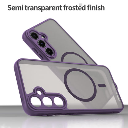 MagSafe-Hülle für Samsung Galaxy A55 5G A556, Techsuit, HaloFrost II, Lila