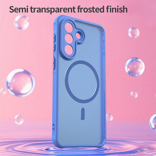 MagSafe Hülle für Samsung Galaxy A56 A566, Techsuit, HaloFrost II, Blau