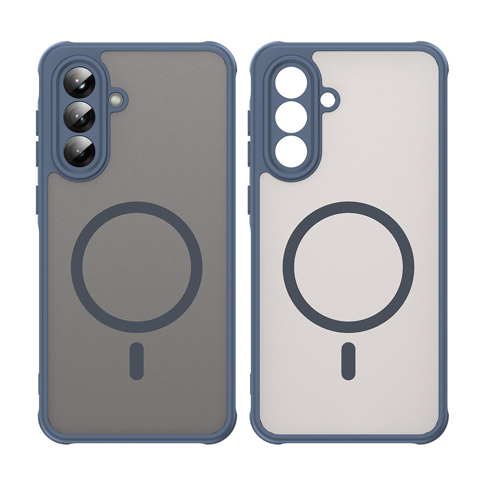 MagSafe-Hülle für Samsung Galaxy A56 A566, Techsuit, HaloFrost II, Marineblau