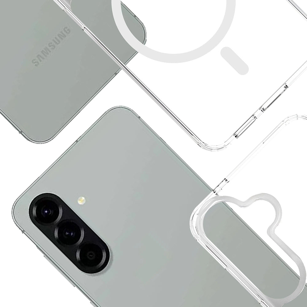 MagSafe Hülle für Samsung Galaxy A57 5G, 3MK, Armor MagCase, Transparent