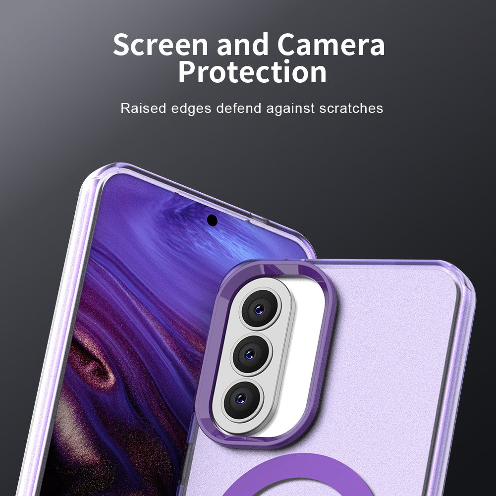 MagSafe Hülle für Samsung Galaxy A57 5G, Techsuit, CandyCase, Lila