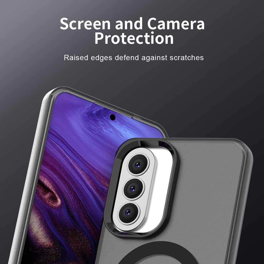 MagSafe Hülle für Samsung Galaxy A57 5G, Techsuit, CandyCase, Schwarz