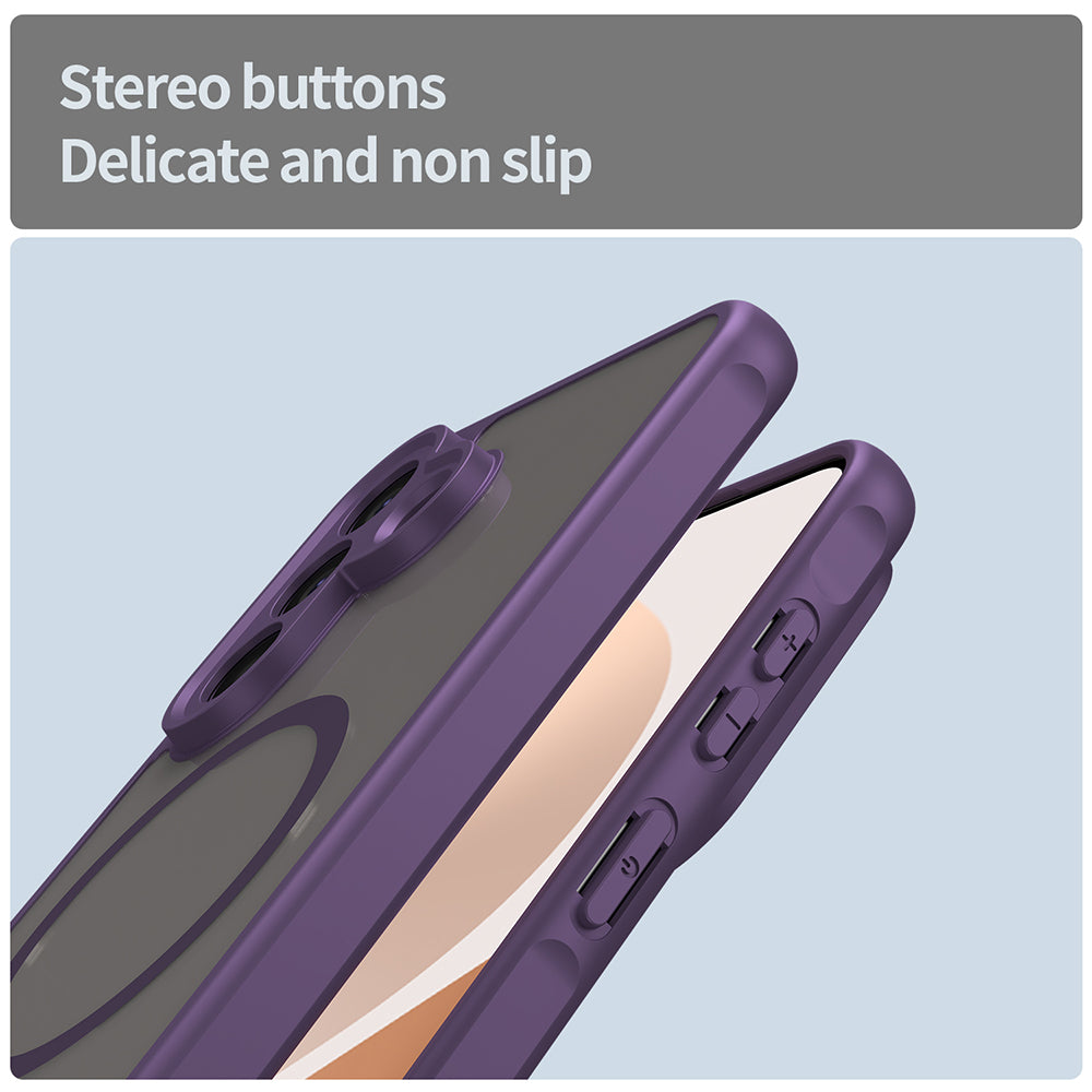 MagSafe Hülle für Samsung Galaxy A57 5G, Techsuit, HaloFrost II, Lila