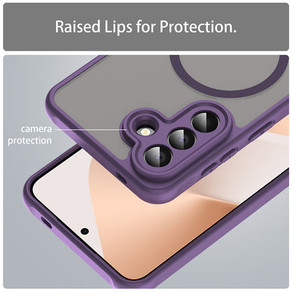 MagSafe Hülle für Samsung Galaxy A57 5G, Techsuit, HaloFrost II, Lila