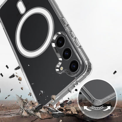 MagSafe Hülle für Samsung Galaxy A57 5G, Techsuit, Pro, Transparent