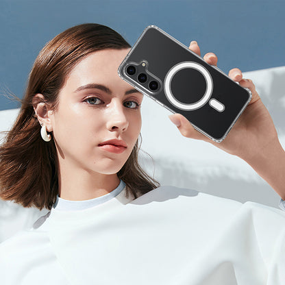 MagSafe Hülle für Samsung Galaxy A57 5G, Techsuit, Pro, Transparent