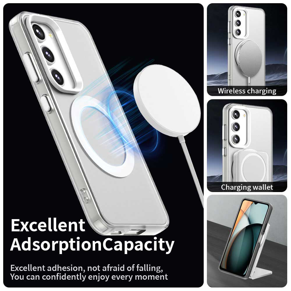 MagSafe-Hülle für Samsung Galaxy S23+ S916, Techsuit, CandyCase, Weiß