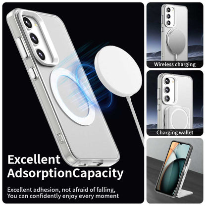 MagSafe-Hülle für Samsung Galaxy S23+ S916, Techsuit, CandyCase, Weiß