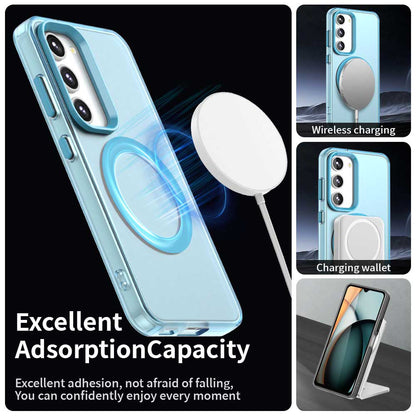 MagSafe Case for Samsung Galaxy S23+ S916, Techsuit, CandyCase, Blue