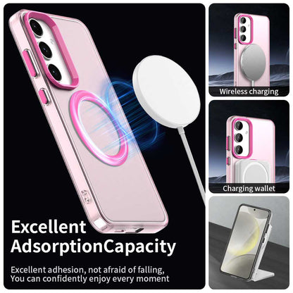 MagSafe-Hülle für Samsung Galaxy S24 FE S721, Techsuit, CandyCase, Rosa