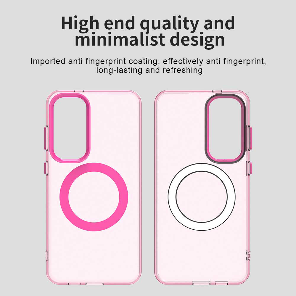 MagSafe-Hülle für Samsung Galaxy S24 FE S721, Techsuit, CandyCase, Rosa