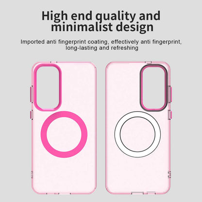 MagSafe-Hülle für Samsung Galaxy S24 FE S721, Techsuit, CandyCase, Rosa